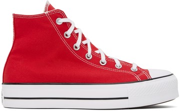 Converse 红色 Chuck Taylor All Star Lift Hi 高帮运动鞋