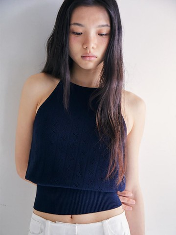 90S Summer Knit Sweater [Navy] (TA545UA01R)