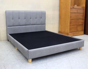 歐風別館尼采五尺雙人貓抓皮床架二~包床~基隆至台中免運費