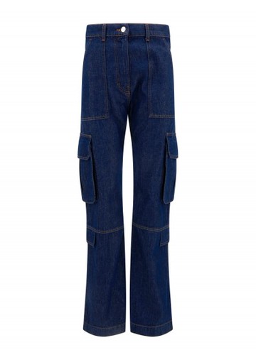 Msgm - Cargo Pants - Womens - Blue