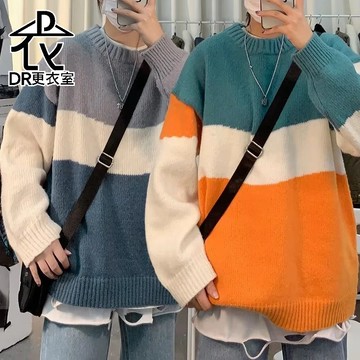 DR更衣室-休閒套頭大學T 衣服 長袖上衣 oversize 寬鬆 長袖T恤 男生衣服【NL662096】
