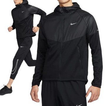 Nike As M Nk Tf Rpl Sphr Miler Jkt 外套 男款 黑色 防潑水防風 FZ1112-010