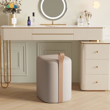 臥室梳妝凳梳妝臺2023新款歐式ins化妝凳出租屋一體凳子手提凳 ph6192