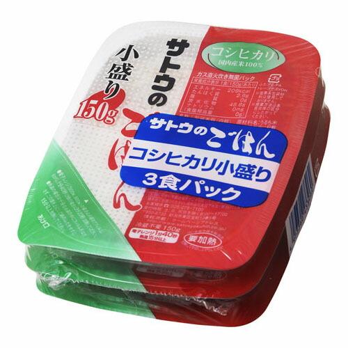 サトウ食品 サトウ こだわりコシヒカリ 小盛 150g×3 ×12 メーカー直送