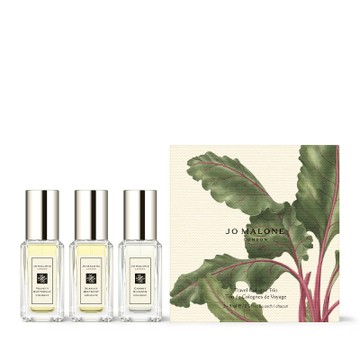 【Jo Malone London】英倫田園旅行香氛組(緋紅甜菜根9ml+絲絨奶油南瓜9ml+蕾絲胡蘿蔔花9ml)