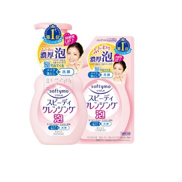 KOSE KOSE 絲芙蒂 泡沫瞬淨卸妝洗顏慕絲(瓶裝200ml+補充包170ml)(保濕/溫和卸妝/洗卸合一)