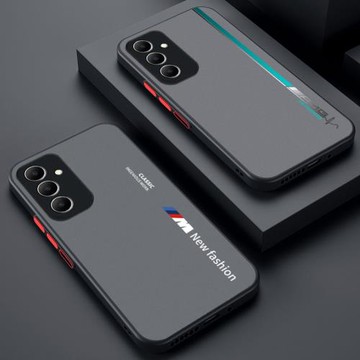 適用三星GalaxyA55手機殼防摔膚感磨砂三星A55防指紋半透明全包galaxy a55男女2024新款保護套超薄簡約新潮流