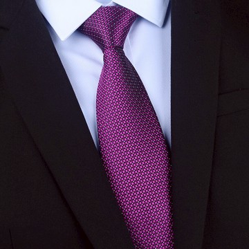 8厘米真絲領帶 桑蠶絲領帶 男士商務正裝西服襯衫領帶紫色領帶男