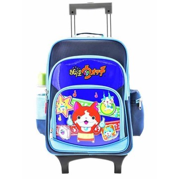 妖怪手錶拉桿書包二層主袋鋁合金拉桿手提後背拉桿式國家CNS標準