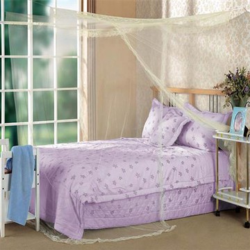 【莫菲思】佳芸-蕾絲精緻花邊蚊帳-雙人150x180cm