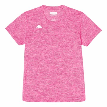 KAPPA義大利女吸濕排汗速乾女生短袖圓領衫 粉紅 361D6JWXLB