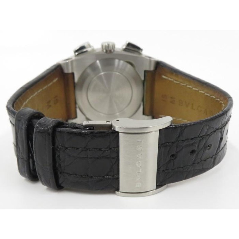 中古】BVLGARI 腕時計 エルゴン クロノグラフ 自動巻き SS