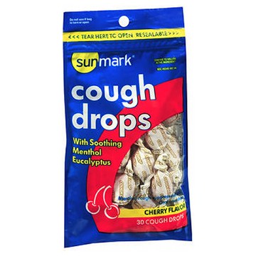Sunmark Cough Drops Cherry Flavor 30 Each by Sunmark