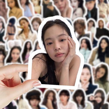 新品熱銷 204張BLACKPINK貼紙明星Jennie金智秀Lisa樸彩英周邊素材手賬貼畫 貼紙 壹灣出貨