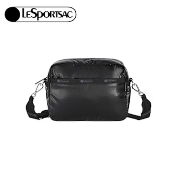 LeSportsac Deluxe Crossbody 拉鍊斜背包 七夕浪漫購 送禮首選 男包/女包-閃耀黑