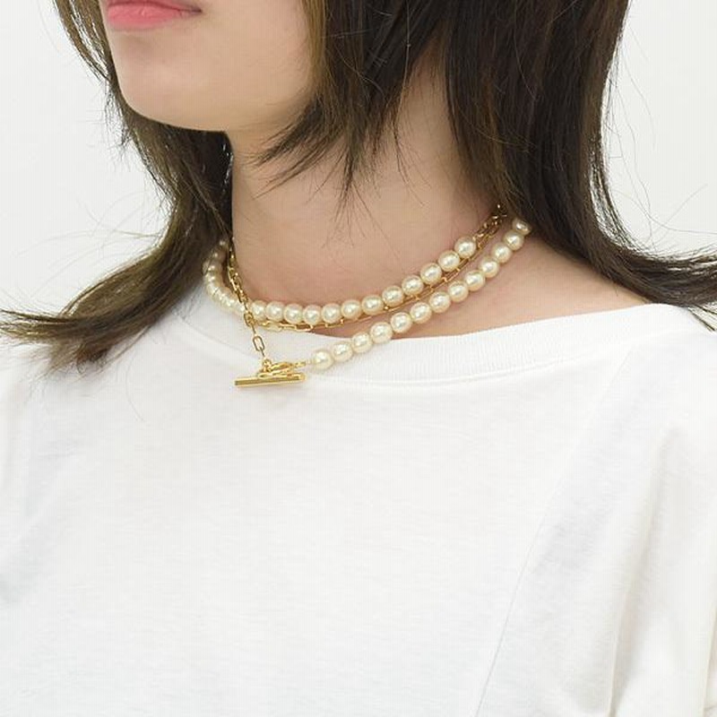 Matriarch Pearl Chain Necklace - 9mm