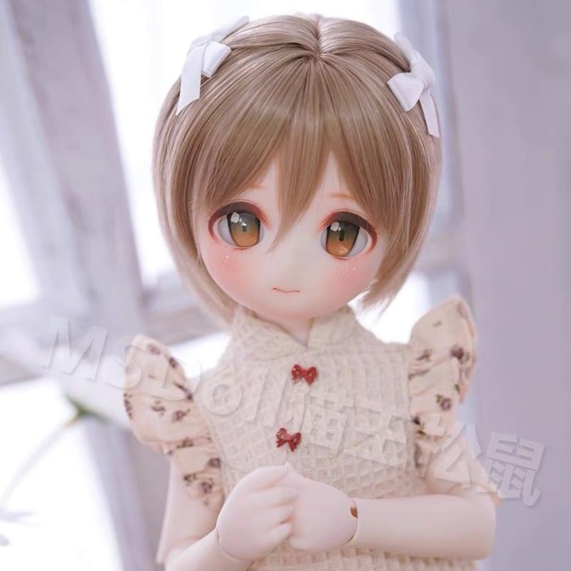 BJDドール用ウィッグ MDD kumako DDサイズ通用 8-9インチ 全3色 球体