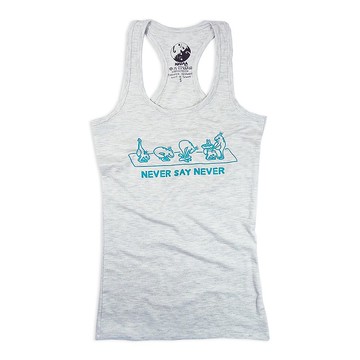 AKUMA YOGA-坦克背心-麻呱蛙-Never say never