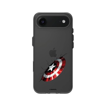 iPhone Air Clear (相機按鈕) 酷墨灰 - 迪士尼-漫威 Marvel - 美國隊長的盾牌