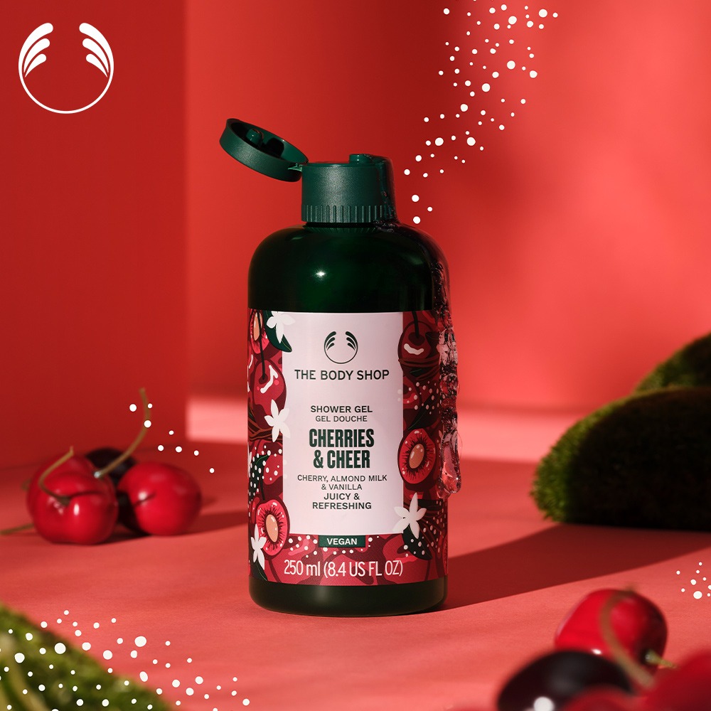 ❤️2023年X'MAS限定❤️【THE BODY SHOP 美體小舖】歡沁櫻桃沐浴膠-250ML # 2023 X'mas 聖誕限量｜聖誕交換禮物｜聖誕節禮物