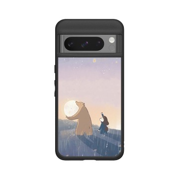 Pixel 8 Pro SolidSuit 黑 - 咻咻熊 XiuXiubear - 我們送月亮回家吧