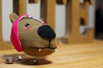 Bucute小狼夾式伸縮夾/生日禮物 首選/醫護最愛/交換禮物/手工製作/