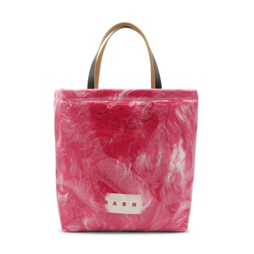 Marni - Hot Pink Faux Fur Tote Bag
