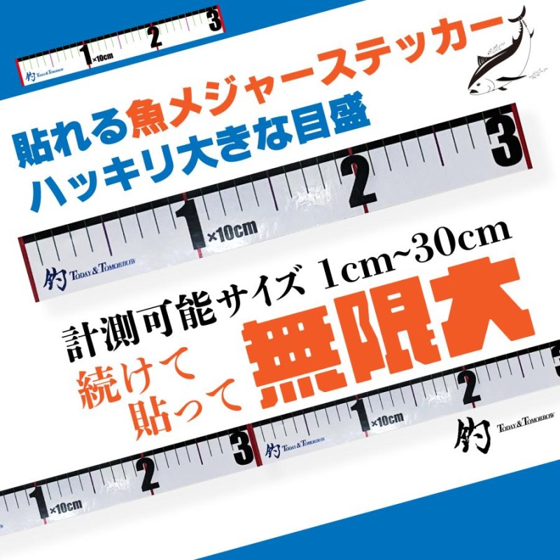 最大56％オフ！ 魚計測用 フィッシングメジャー 釣り スケール 100cm