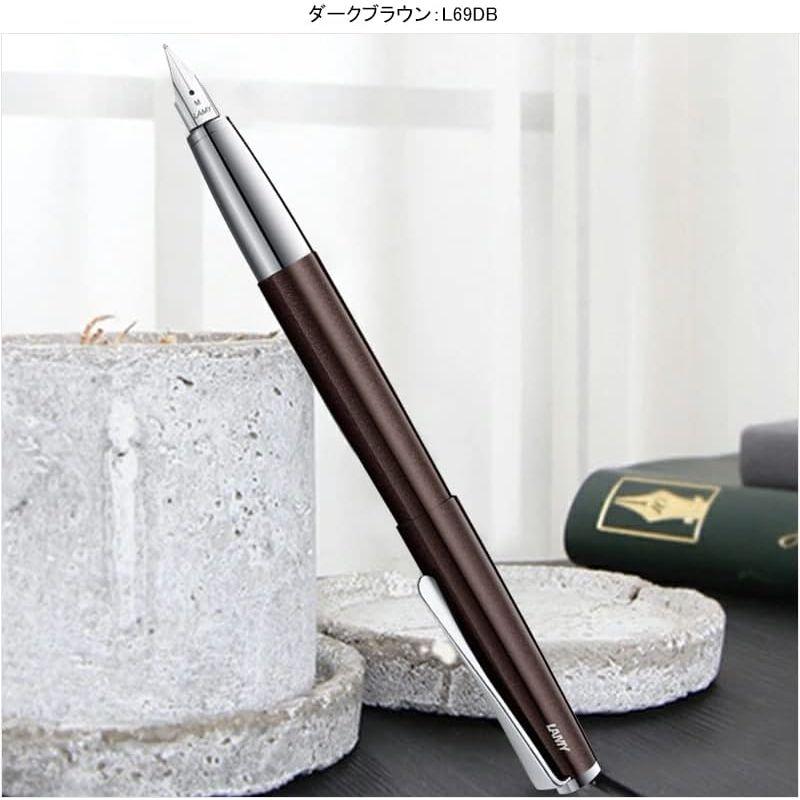 LAMY ラミー 万年筆 ステュディオ ダークブラウン 両用式 細字F L69DB-F