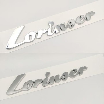 適用奔馳勞倫士標 LORINSER英文標 奔馳貼標字母標Lorinser尾標