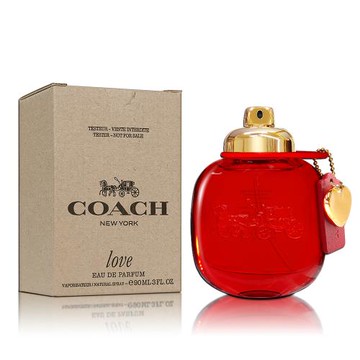 COACH LOVE 時尚戀紅淡香精 90ML TESTER 環保包裝