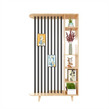 免運 可開發票 屏風 屏風櫃 入戶玄關置物架家用實木進門新中式屏風隔斷客廳屏風臥室遮擋裝飾 台灣公司貨 快速出貨