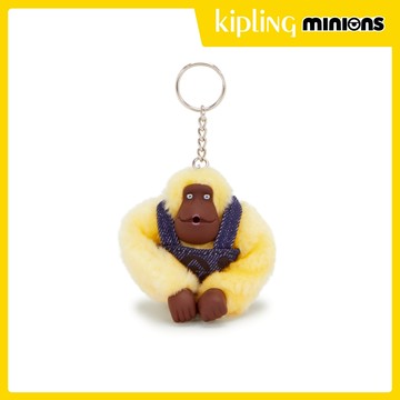 KIPLING x MINIONS 小小兵牛仔造型小猴子吊飾-MONKEYCLIP M