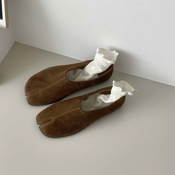 休閑 分趾平底淺口單鞋121884C