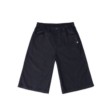 CONVERSE COOL MAX DENIM SHORT DK DENIM BLUE 牛仔短褲 男 深藍色-MCH632-UHD