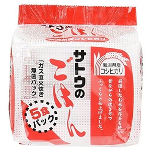 サトウのごはん 新潟県産コシヒカリ 200G × 5食パック 