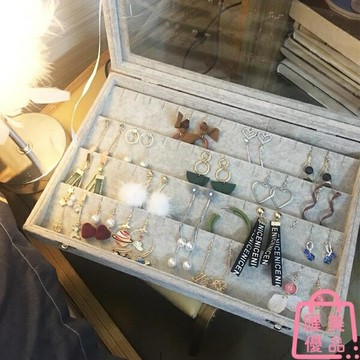 首飾收納盒家用大容量項鏈飾品盒子展示架【聚寶屋】