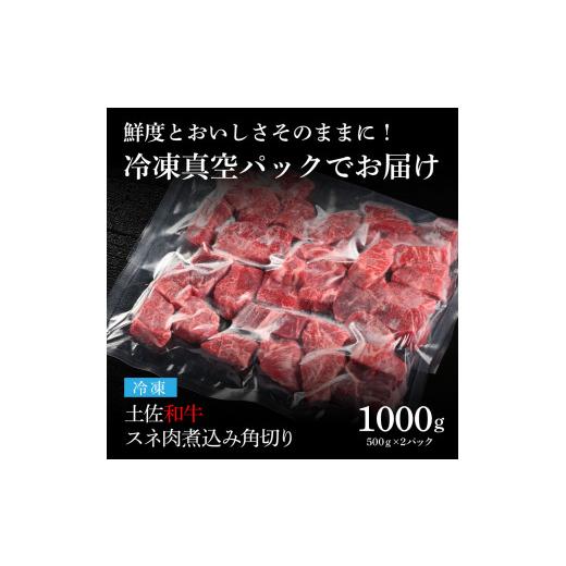 ふるさと納税 高知県 芸西村 エイジング工法熟成肉土佐和牛特選スネ肉煮込み角切り1kg（冷凍）