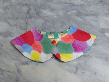 紅毛球  寵物雙面領巾/領結【PE221109】