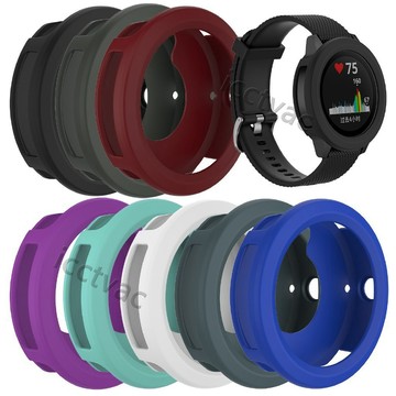 Garmin佳明vivoactive3 半包糖果矽膠 防撞軟殼 手錶框 保護套/防老化保護殼 錶帶矽膠腕帶