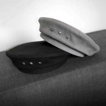 女秋冬顯臉小貝雷帽灰色黑純棉畫家帽逛街百搭氣質英倫復古蓓蕾帽