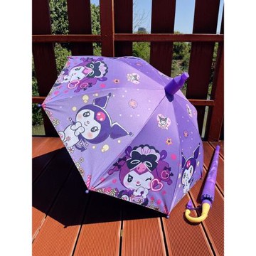 庫洛米兒童雨傘新款公主小學生幼兒園耐用晴雨兩用全自動小孩雨傘