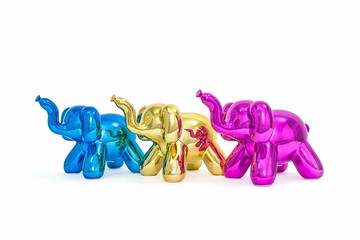 【Simple Zone】閃光大象存錢筒(5色)