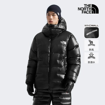 SUMMIT巔峰系列男款黑色DWR防潑水羽絨外套｜8C90JK3