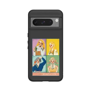 Pixel 8 Pro SolidSuit 黑 - 甜蜜生活 - 花之歌