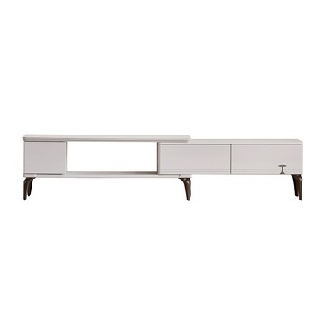 【MUNA家居】黛米拉7.3尺玻璃伸縮電視櫃/E28-150