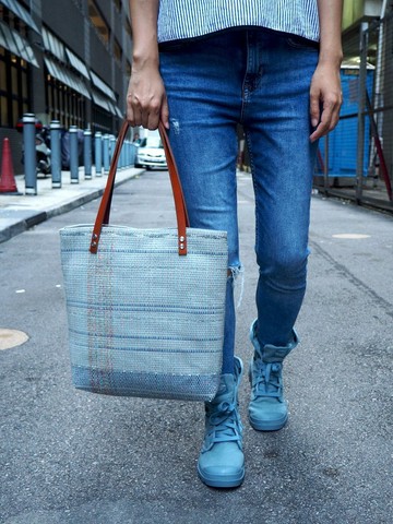 獨家 皮革紙 織布袋 TOTE BAG 肩揹包