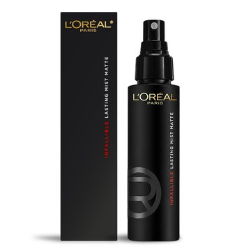 【L'OREAL Paris 巴黎萊雅】極致持久定妝噴霧-啞光控油(100ml)-國際航空版