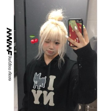 【MNMF】✨有貨✨熱銷高品質【曼巴棉300克+加絨400克】秋冬連帽寬鬆印花衛衣女 大學T 秋冬衛衣