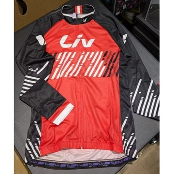 『小蔡單車』LIV BELIV LS JERSEY RED/BLACK女長袖車衣